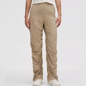 NWT Lululemon Dance Studio Slim-Fit High-Rise Flared Pant Women Small Sheer Oak